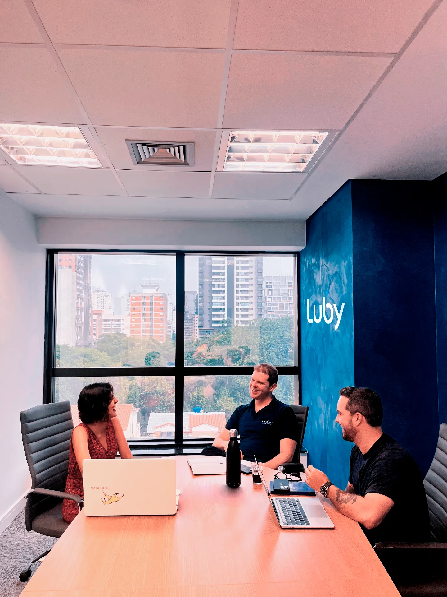Reunião do time Luby
