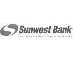 Transformação Digital Logo Sunwest Bank Cliente Luby