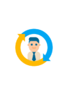 Outsourcing Luby Turnover Icon