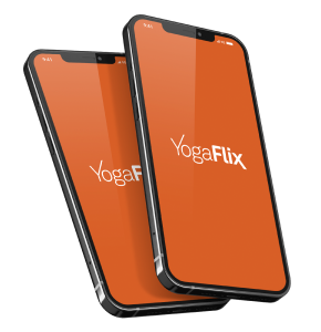 Mockup Mobile YogaFlix, cliente da Luby.